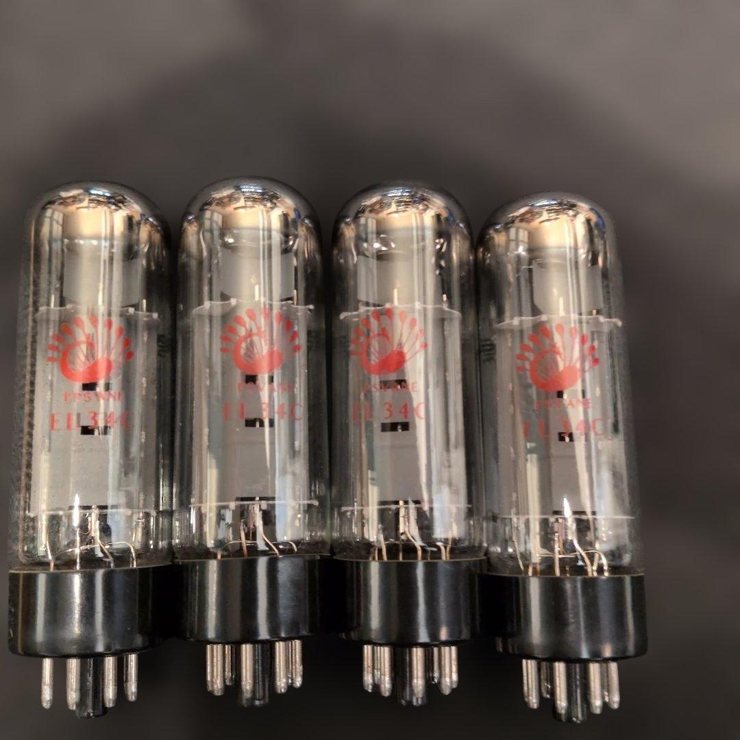 EL34C PSVANE　中古真空管 4本セット PSVANE EL34-C (ペア) / SUNVALLEY AUDIO(旧キット屋)[真空管アンプ