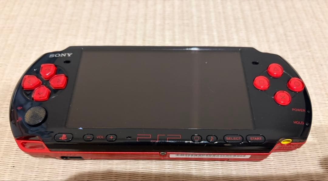 PSP3000 レッドブラック - メルカリ