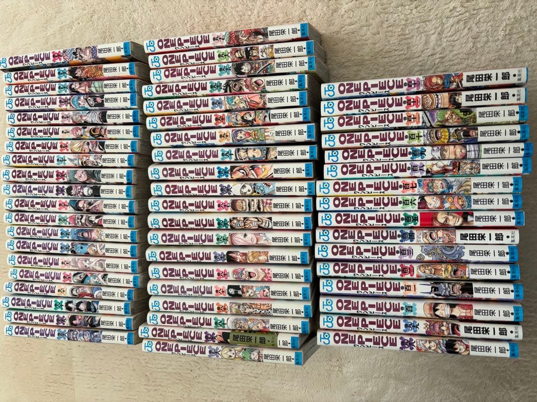 ワンピース 58巻〜113巻 まとめ売り 56冊 漫画 本 帯付きあり
