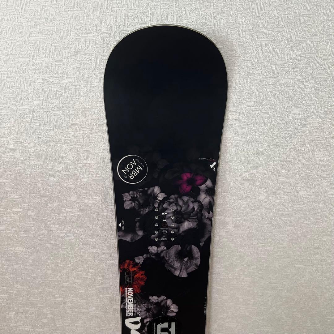 NOVEMBER D4 スノーボード 142 カバー付き グラトリ 花柄 - メルカリ