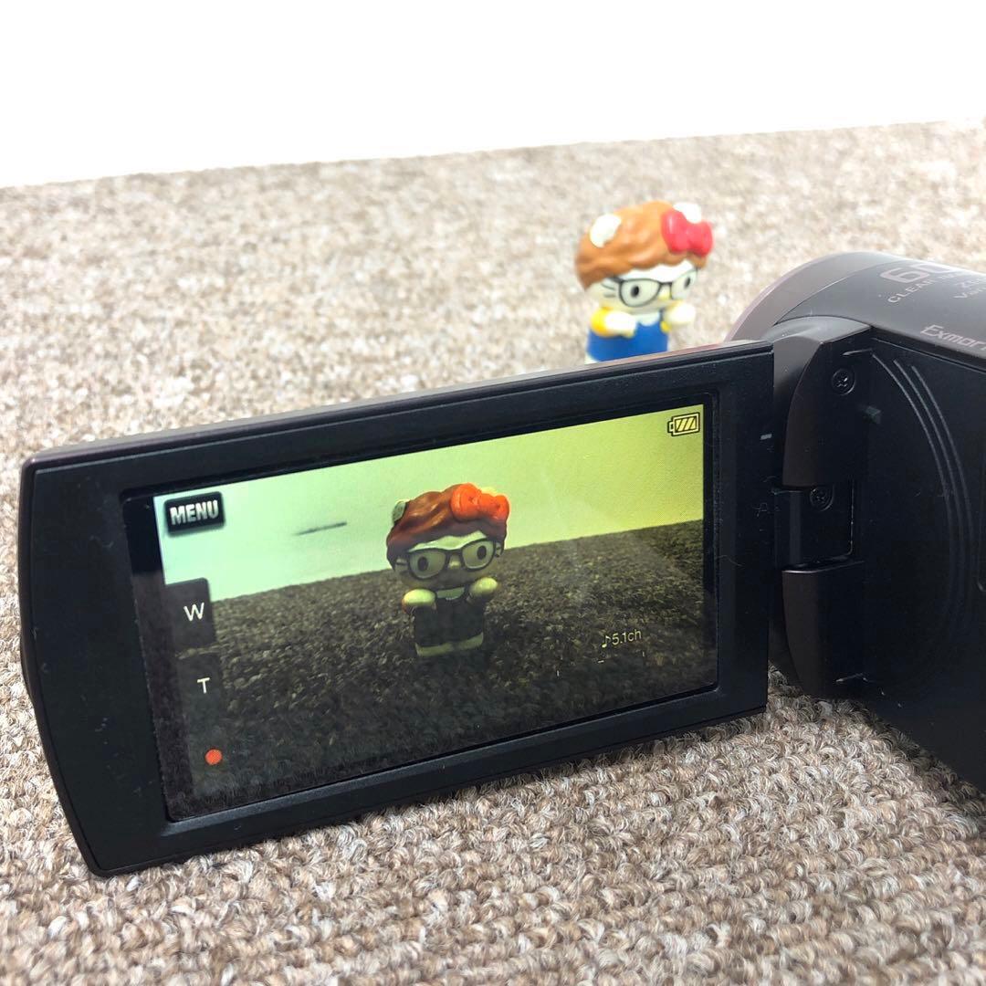 ジャンク品】 ソニー ビデオカメラ HDR-CX480 液晶変色あり 動作OK