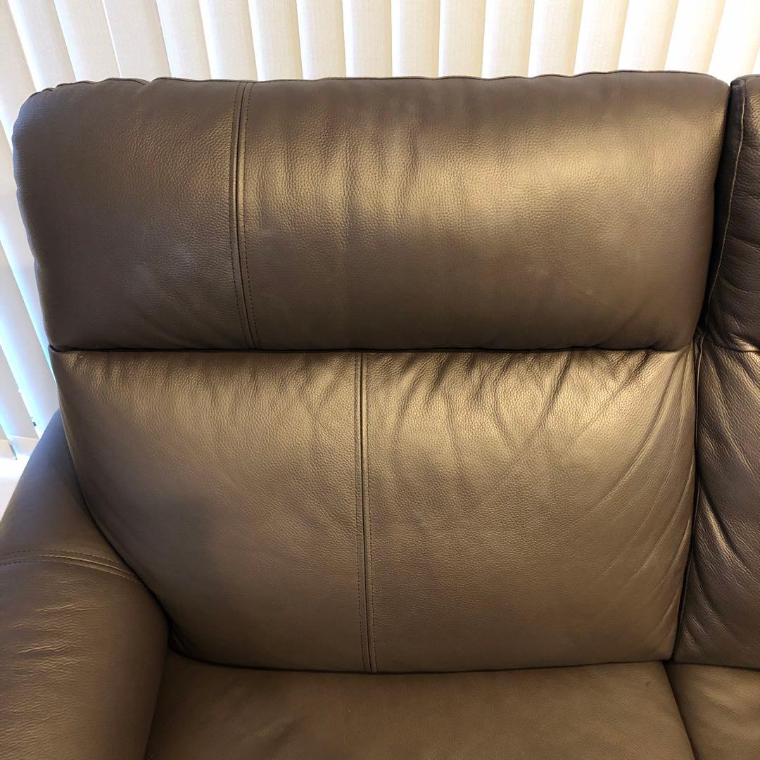 直接引取可能】ヤマダ 電動リクライニングソファ 2人掛け ダーク