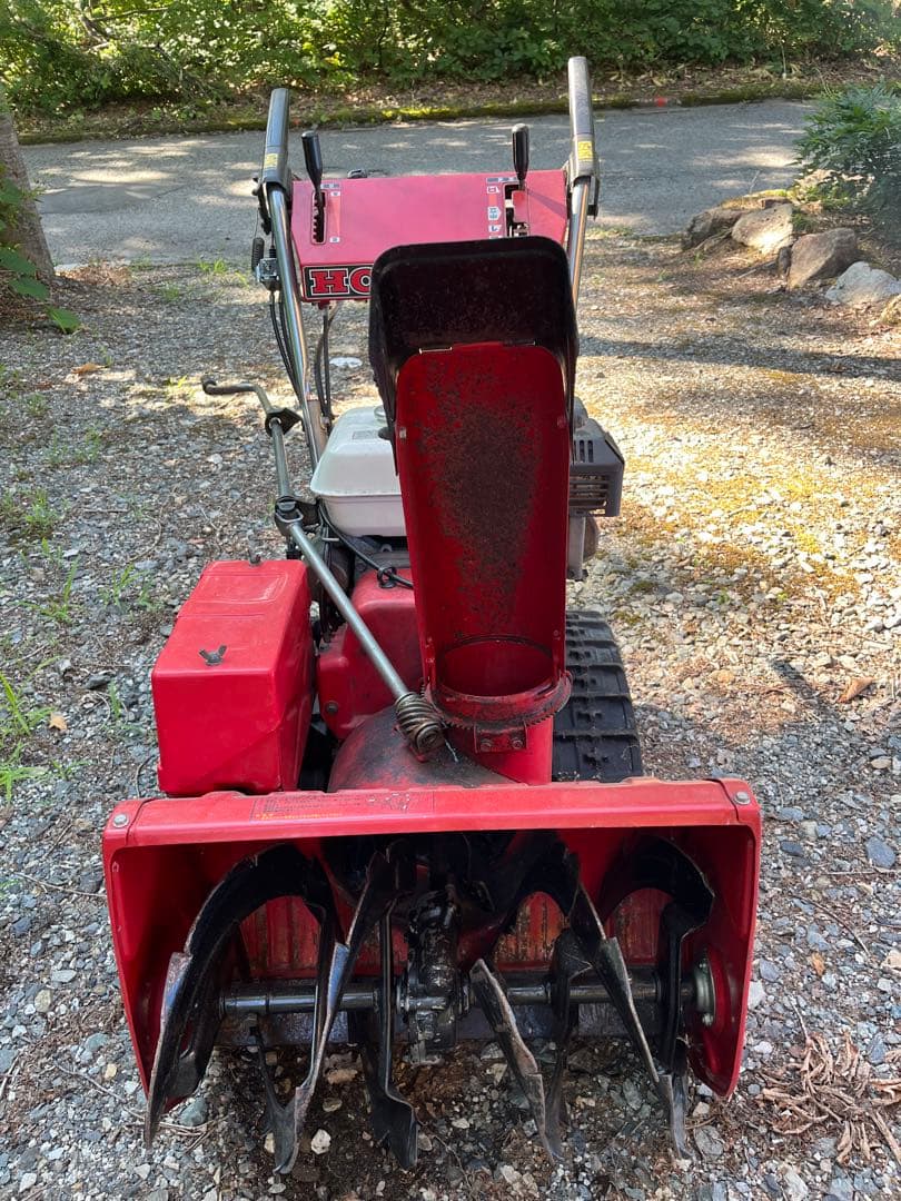 Honda 除雪機 赤 スノーラHS55（中古） - メルカリ