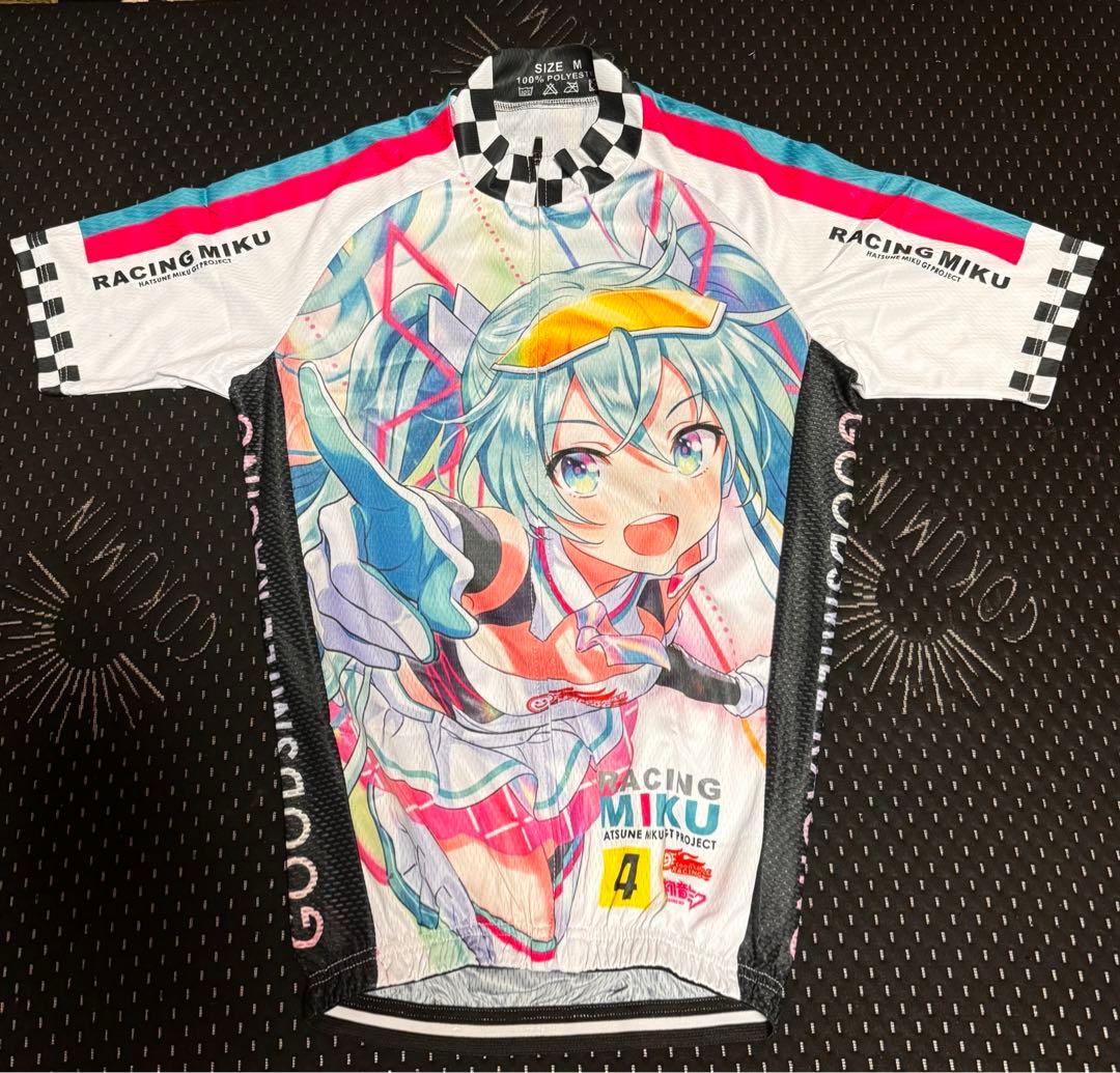 サイクルジャージ　レーシングミク2021 初音ミク　Mサイズ 終了]【新作＋再受注情報】サイクルウェアシリーズ レーシングミク