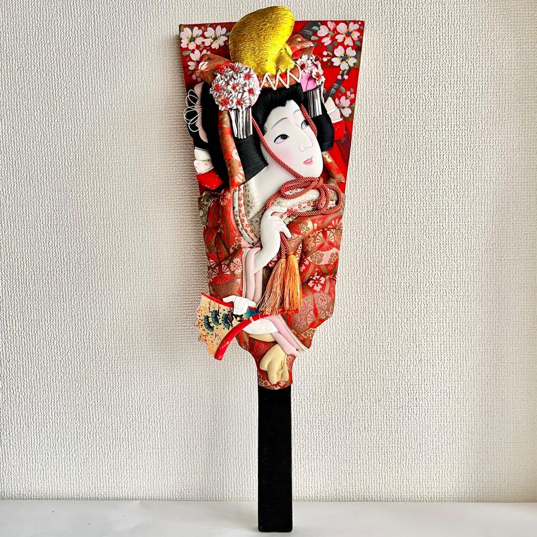 ☆アンティーク 正月飾り ☆昭和レトロな御羽子板飾り ビンテージ