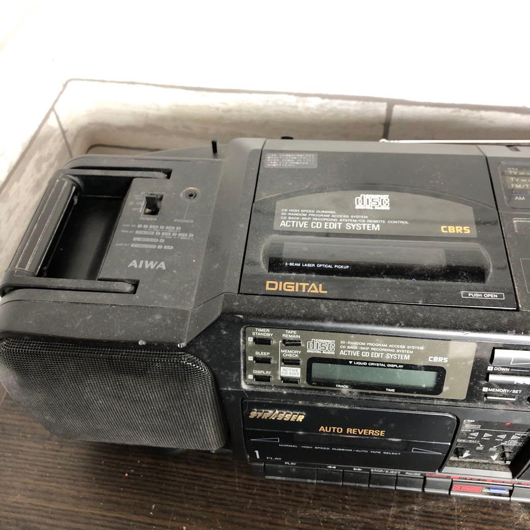 AIWA CDステレオラジオカセットレコーダー CSD-XR70 - メルカリ