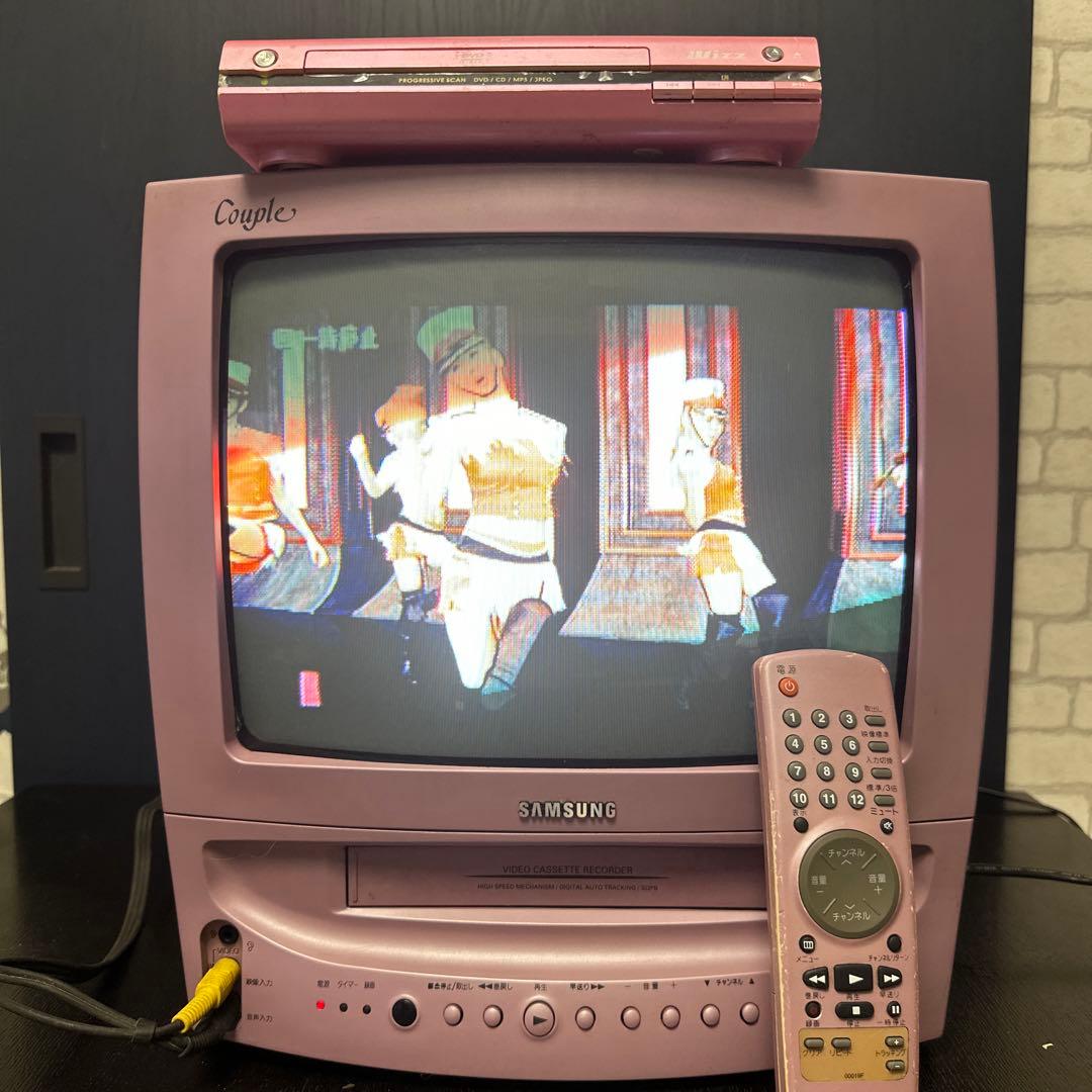 ブラウン管テレビ テレビデオ DVD DVDプレヤ- リモコン 映像機器