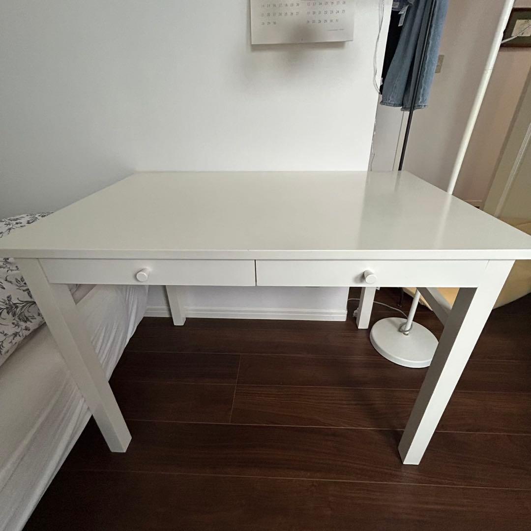 ACTUS 学習机 デスク ホワイト ガーリー フレンチ カントリー