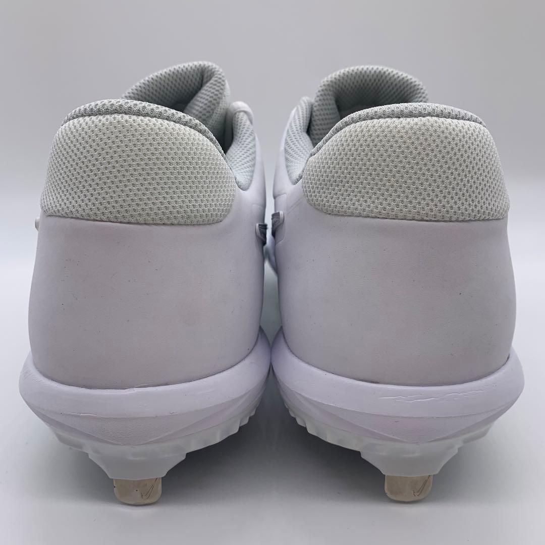 NIKE 野球 スパイク 金具 ホワイト 白 27.5㎝ ローカット - メルカリ