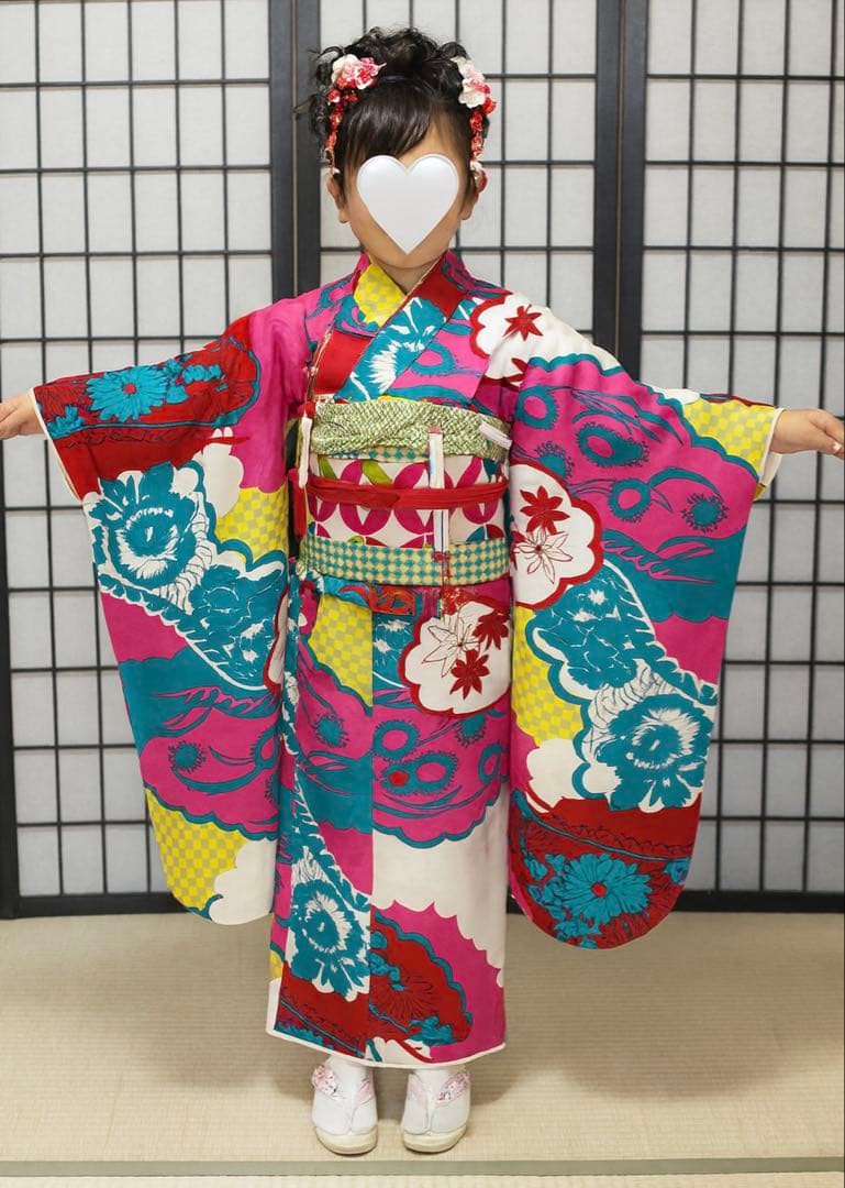 七五三　着物セット　7歳　モダンアンテナ　美品　新品　フルセット 楽天市場】＼スーパーSALE開催中!／【レンタル】七五三 セット 7歳