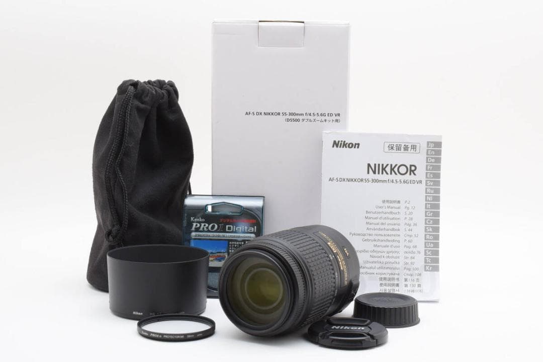 ★ニコン Nikon AF-S 55-300mm 4.5-5.6 G ED VR レンタル] ニコン NIKON AF-S DX NIKKOR 55-300mm f/4.5-5.6G ED VR