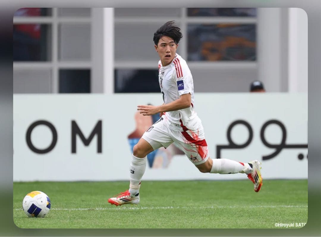 佐藤龍之介 2024 y-3 日本代表 アウェイユニフォーム ファジアーノ岡山