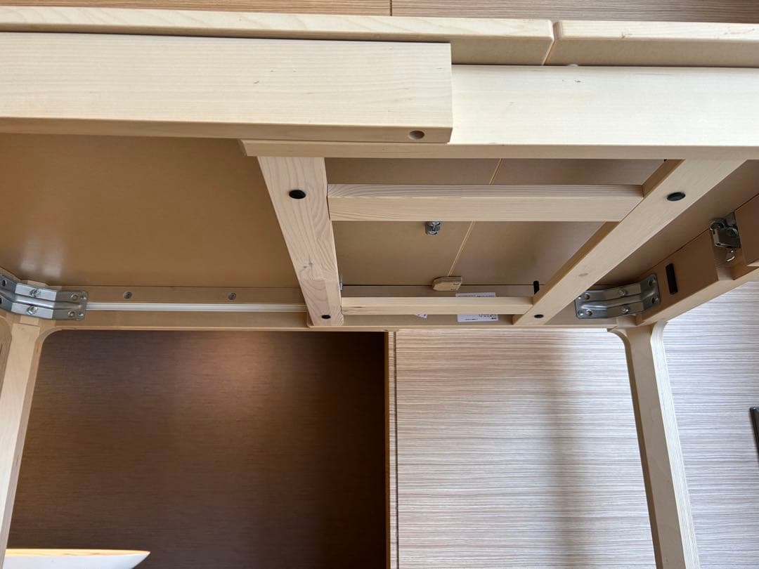 美品】IKEA EKEDALEN 伸長式ダイニング テーブル バーチ - メルカリ