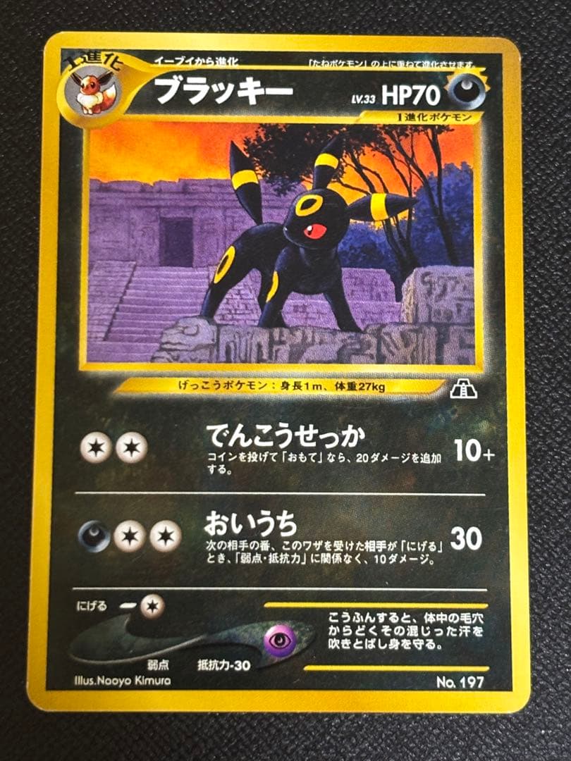 ポケモンカード 旧裏 ブラッキー プレミアムファイル2 PROMO プロモ