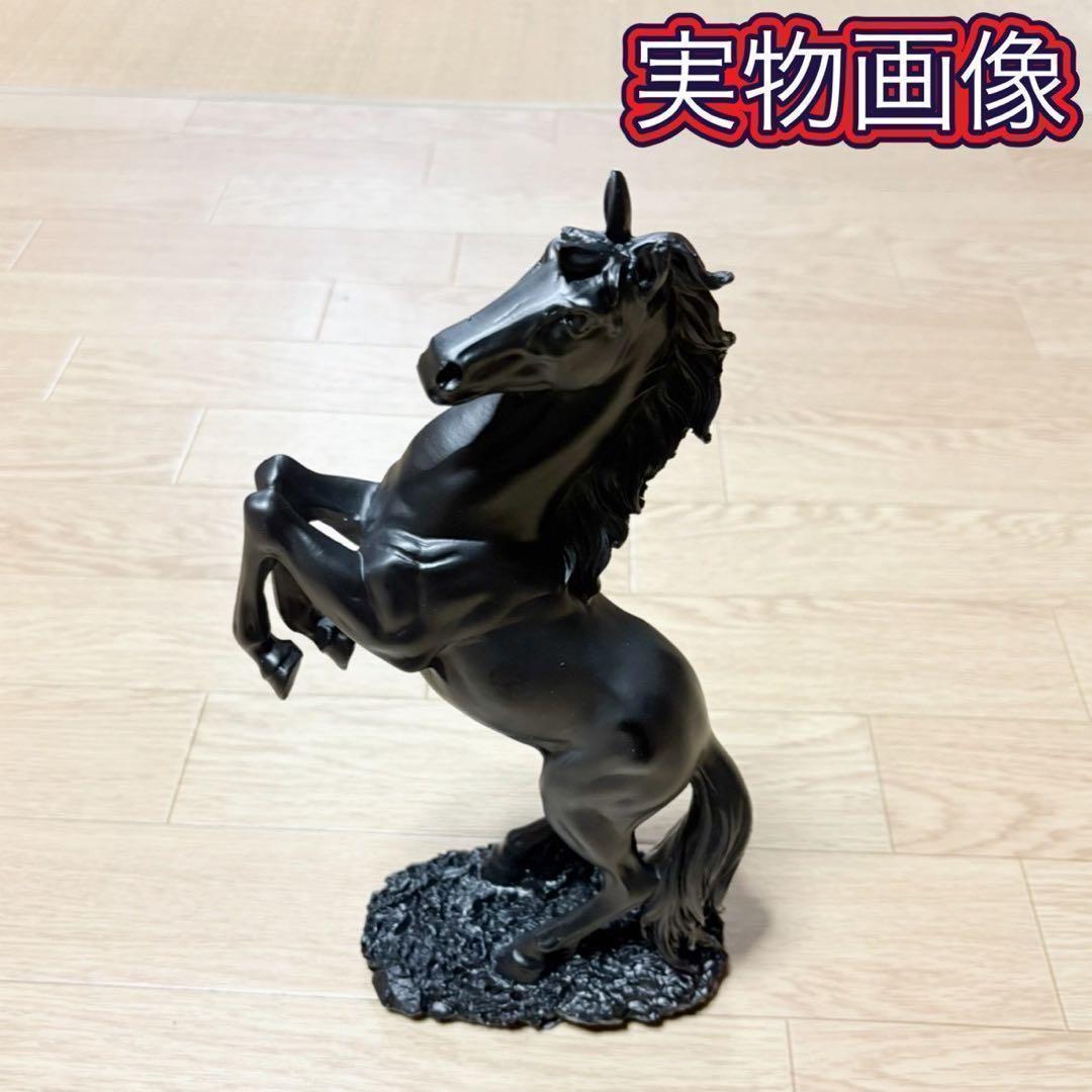 金運仕事運UP 金馬＆黒馬 風水 開運 置物 午年 インテリア 開運