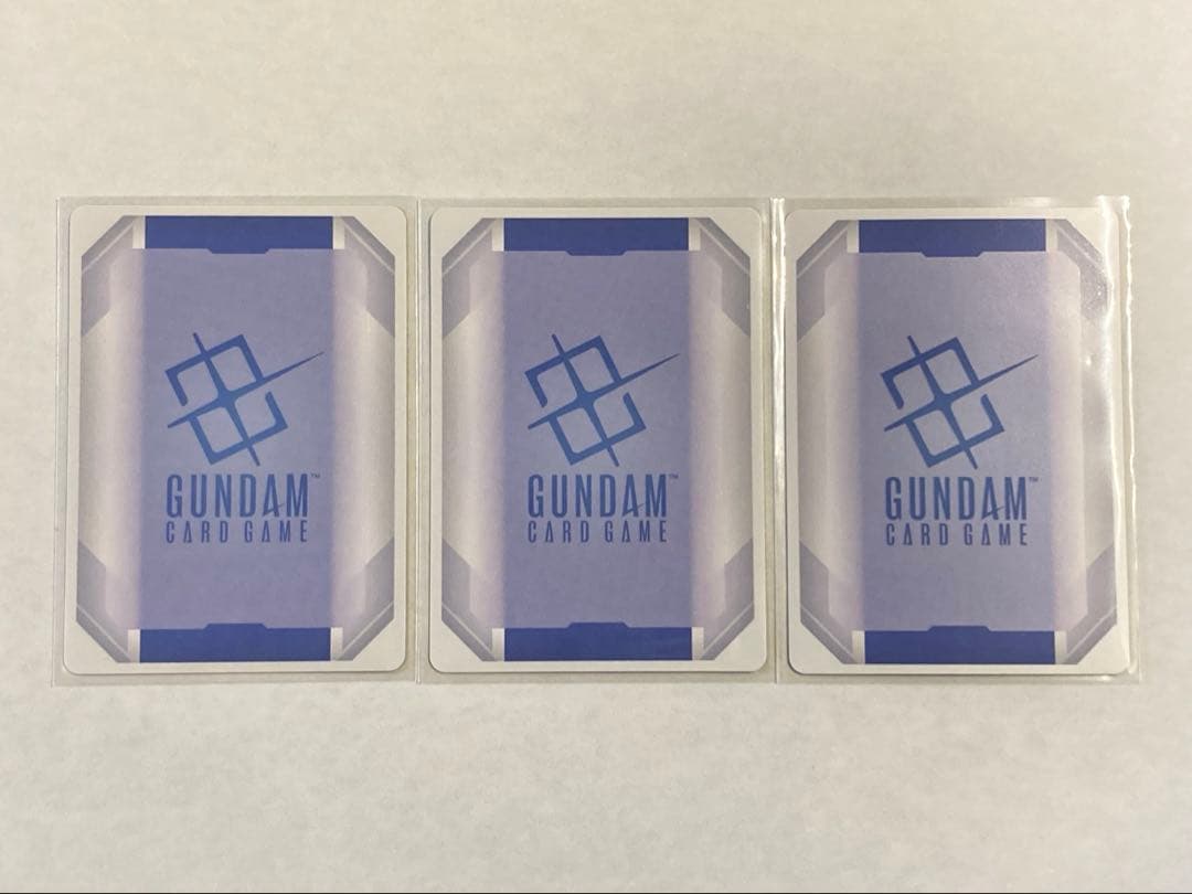 パラレル3種セット ガンダムエクシアLR 刹那 ガンダムカードゲーム GCG