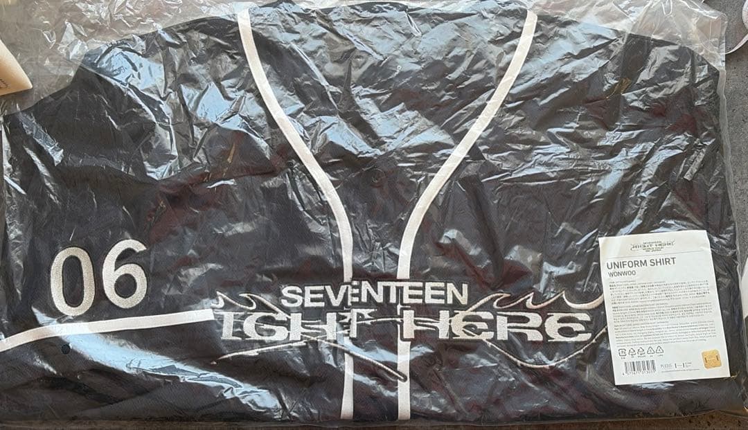 SEVENTEEN ユニフォームシャツ ウォヌ - メルカリ