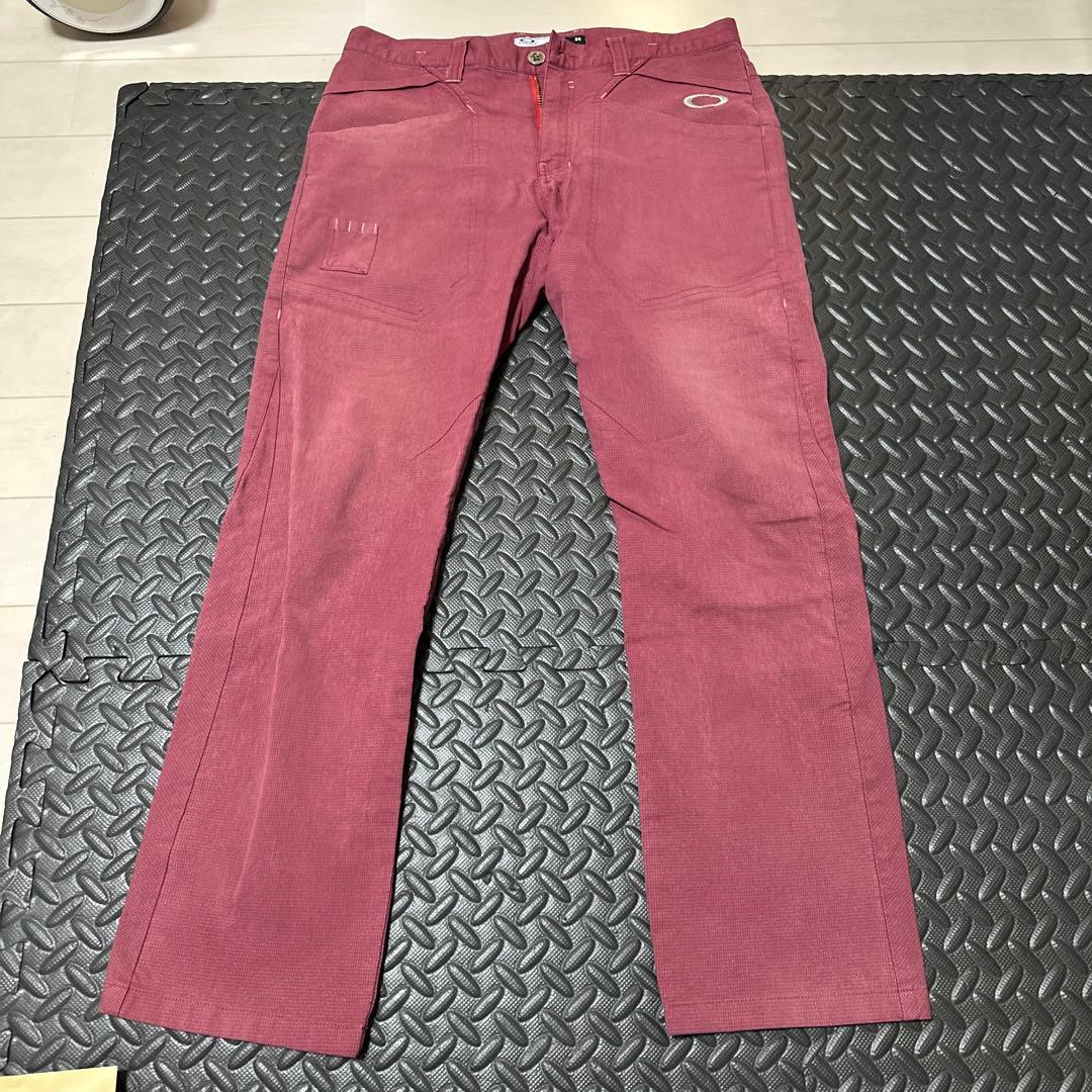 【ゴルフ】OAKLEY バーガンディ ストレートパンツ OAKLEY（オークリー） 【スプリングセール開催中】FOA408287