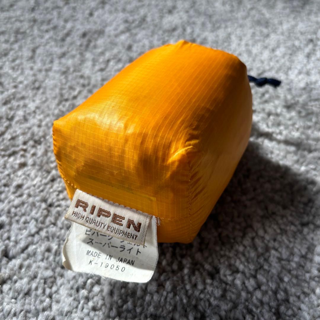 RIPEN ビバーク ツェルト スーパーライト アライテント ライペン 登山
