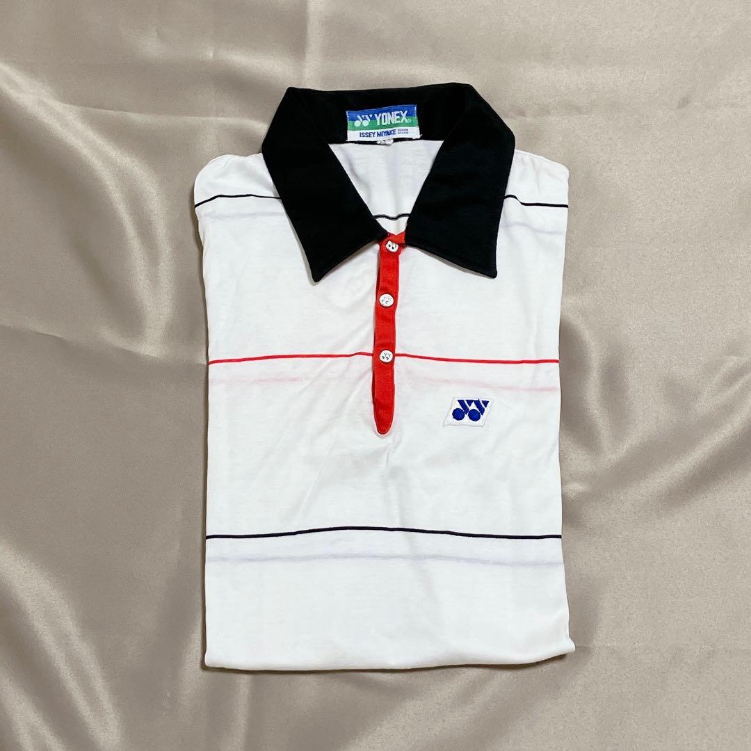 80s YONEX イッセイミヤケ ポロシャツ 旧ロゴ ヴィンテージ ヨネックス