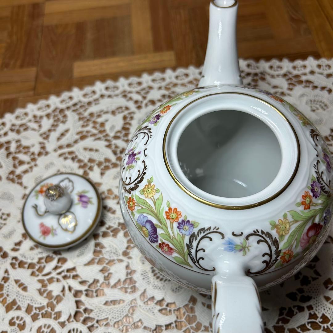 希少 シューマンババリア ティーポット ドレスデン ババリア ドイツ 美