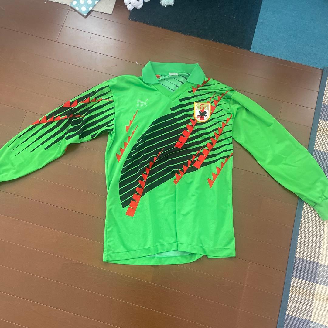 サッカー日本代表1994ゴールキーパーユニホームPUMA - メルカリ