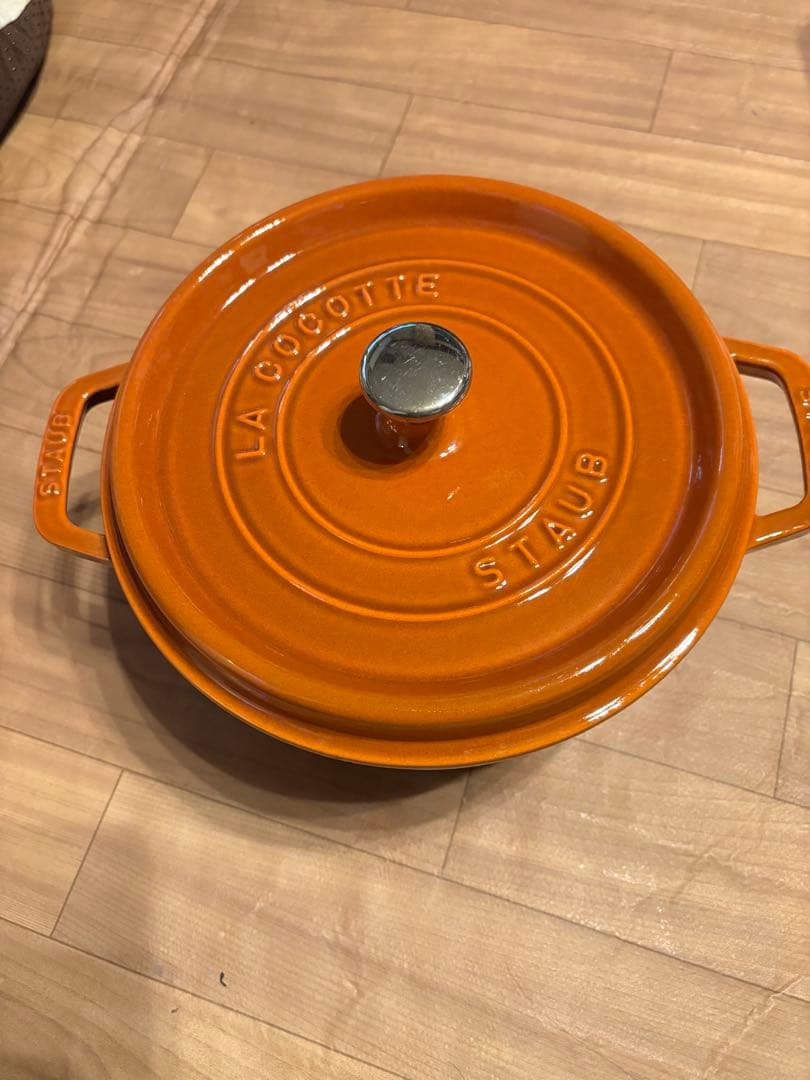 STAUB ココット ラウンド Staub（ストウブ） グランドココット ラウンド 20cm ブラック生涯保証