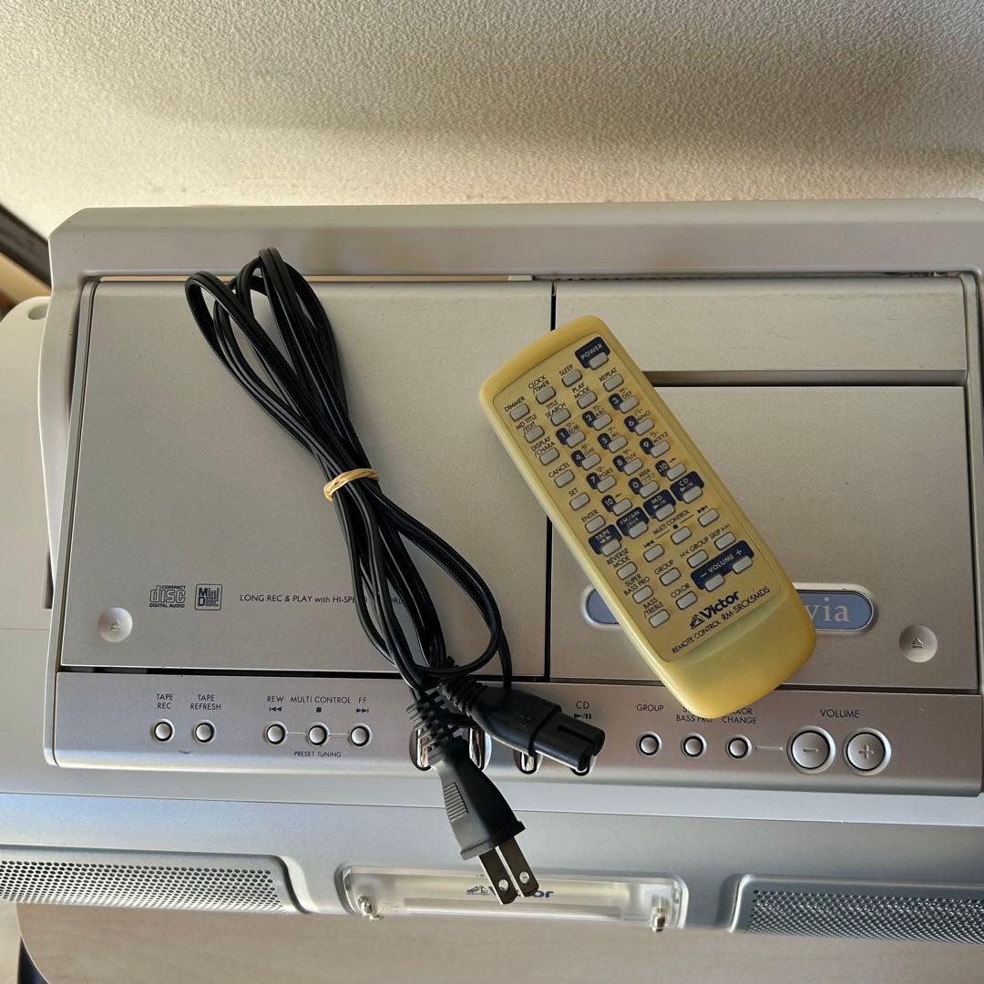 Victor ビクター Clavia CDコンポ MD ラジオ カセットテープ - メルカリ