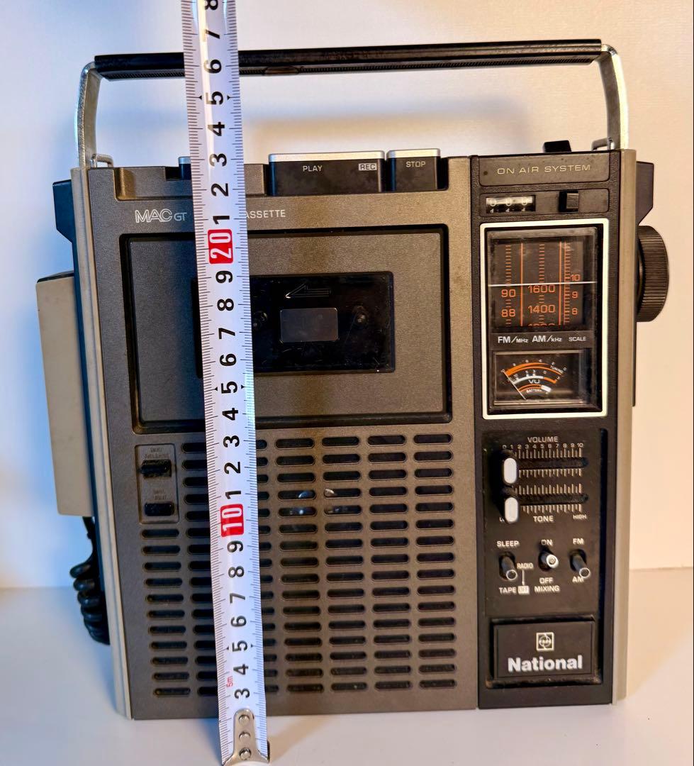 National 昭和 レトロ ナショナル ラジカセ RQ-540 - メルカリ