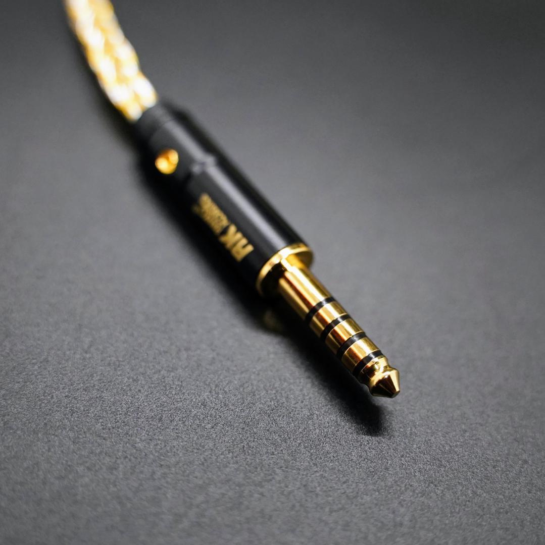 最高仕様16芯 金銀線撚り合わせリケーブル膨張MMCX/4.4mmバランス接続