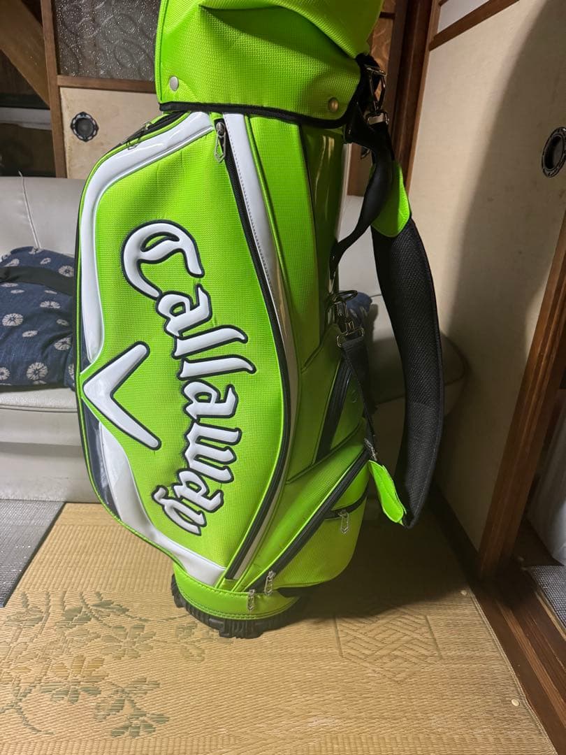 Callaway キャディバッグ グリーン Xシリーズアイアンセット Callaway（キャロウェイ） キャディバッグ ツアー メンズ カート型 9.5