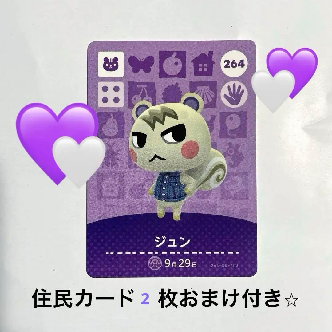 あつ森 amiiboカード ジュン 264 - メルカリ