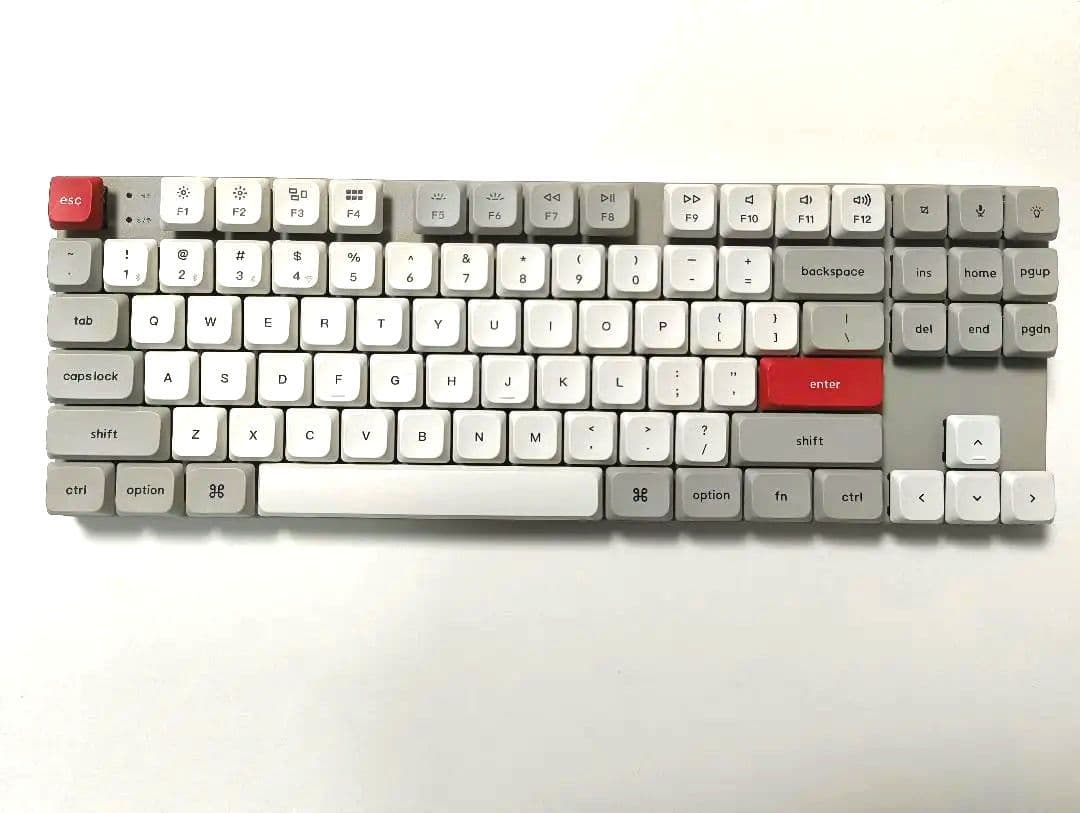 【美品】Keychron K1 Max　赤軸 Keychron K1 Max Retroカラー QMK ワイヤレス カスタム・メカニカル