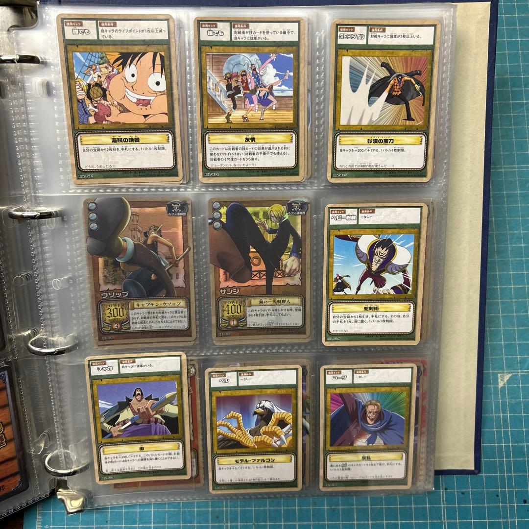 カードダスマスターズ バインダーつき ワンピースカードゲーム 当時物