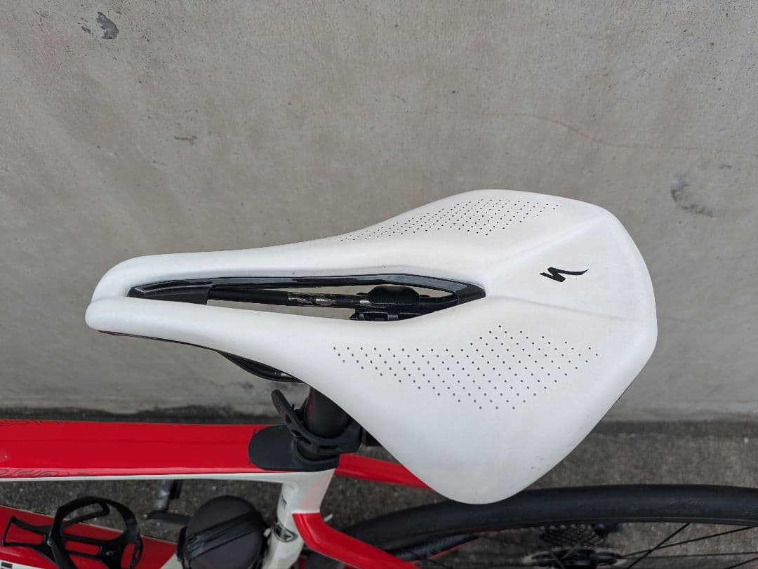 ロードバイクELVES VANTAR ディスク ロードバイク ホワイト/レッド