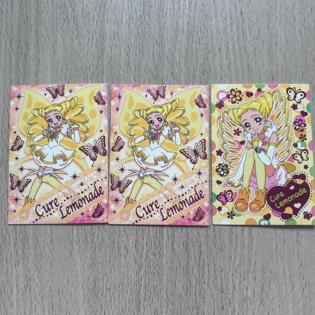 Yes！ プリキュア5キュアレモネードカード3枚セット（2007年物