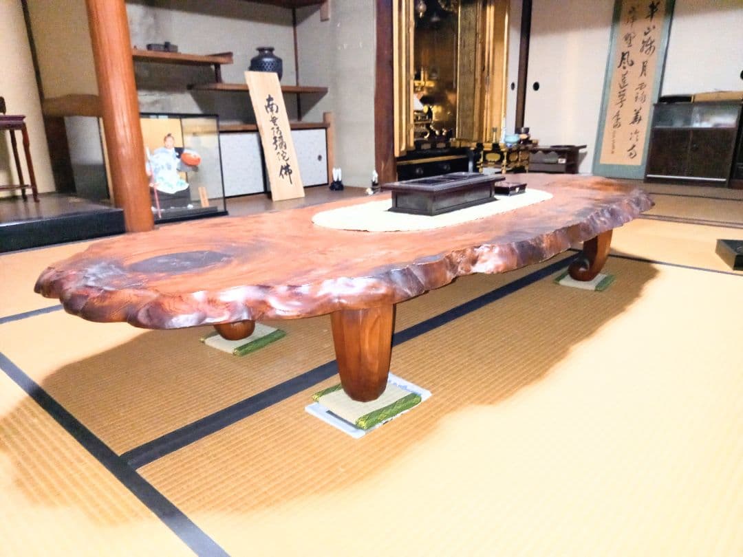 座敷机 座卓 テーブル 無垢一枚物 内地松 国産松 地松 アンティーク 楽天市場】テーブル 座卓 座敷机 若松（わかまつ） 幅135cmサイズ 和風