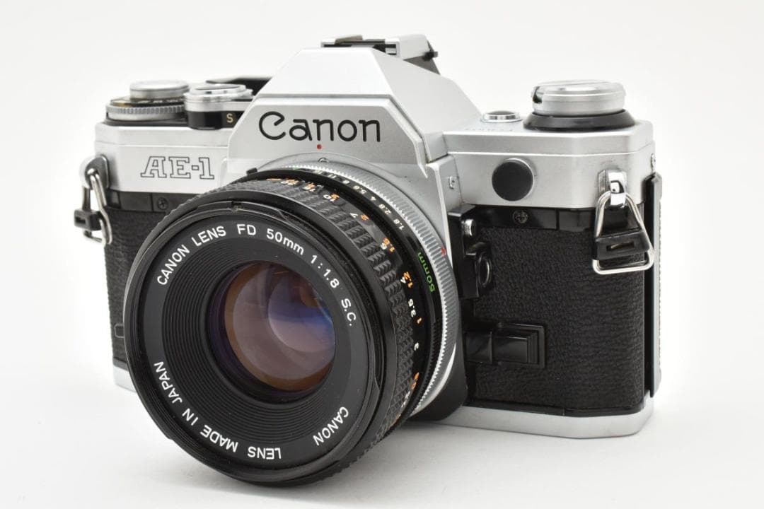 美品 Canon AE-1 + FD 50mm F1.8 S.C. AA3844 キヤノン（Canon） フィルムカメラ カメラ 中古 中古 カメラ canon ae