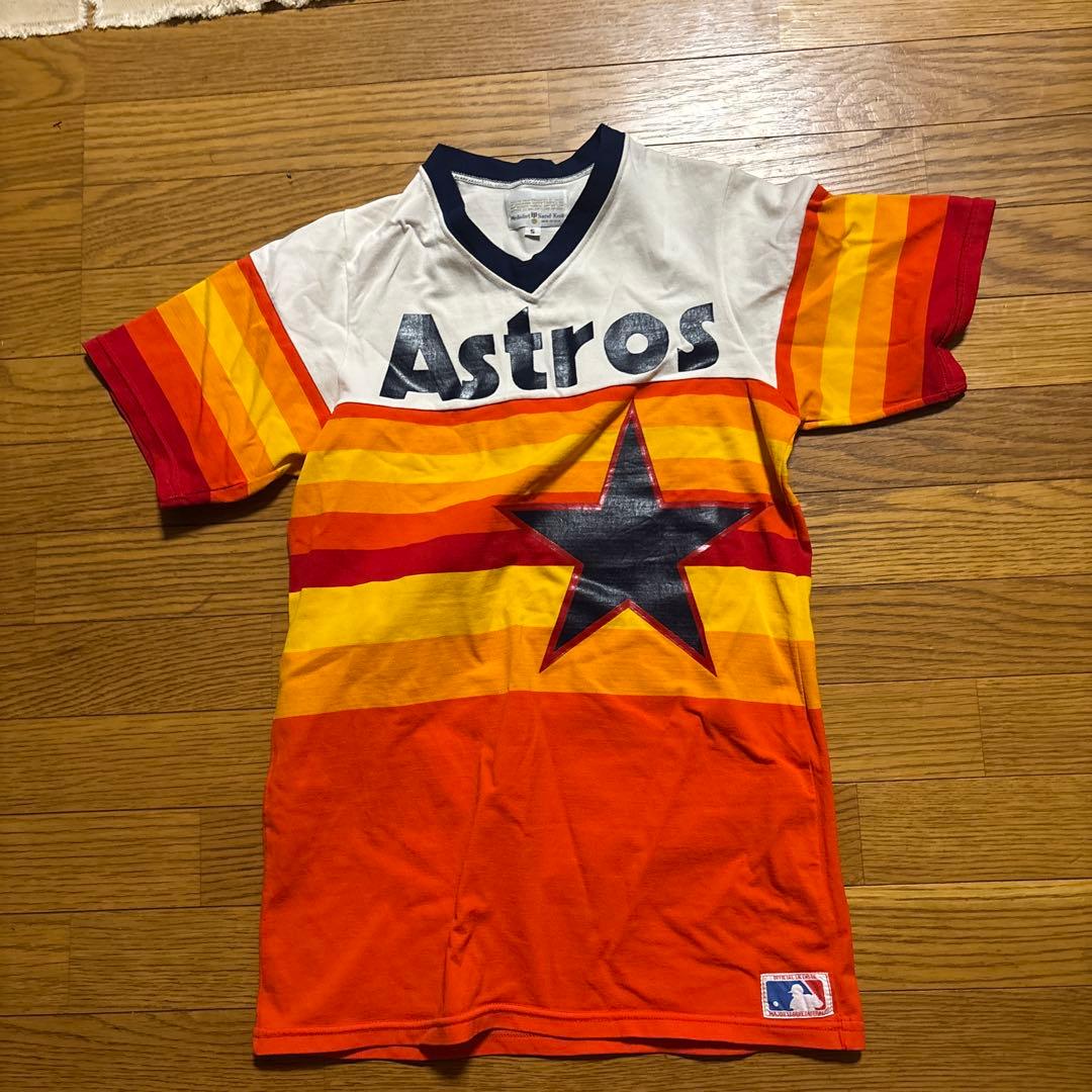 70〜80'S ヒューストン アストロズ レインボーユニフォーム S アメリカ
