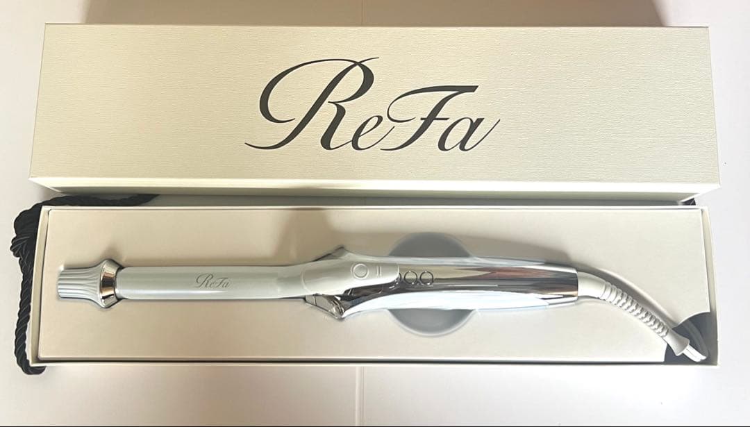 未使用 保証有 正規品 リファ カールアイロン プロ ホワイト ReFa（リファ） 【保証付】【国内正規品】ReFa CURL IRON PRO 19