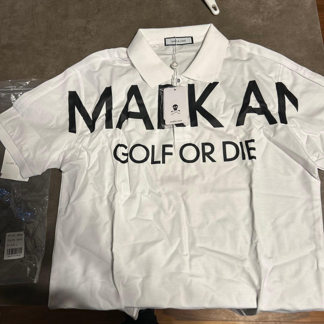 MARK & LONA ゴルフシャツ ホワイト 46 - メルカリ