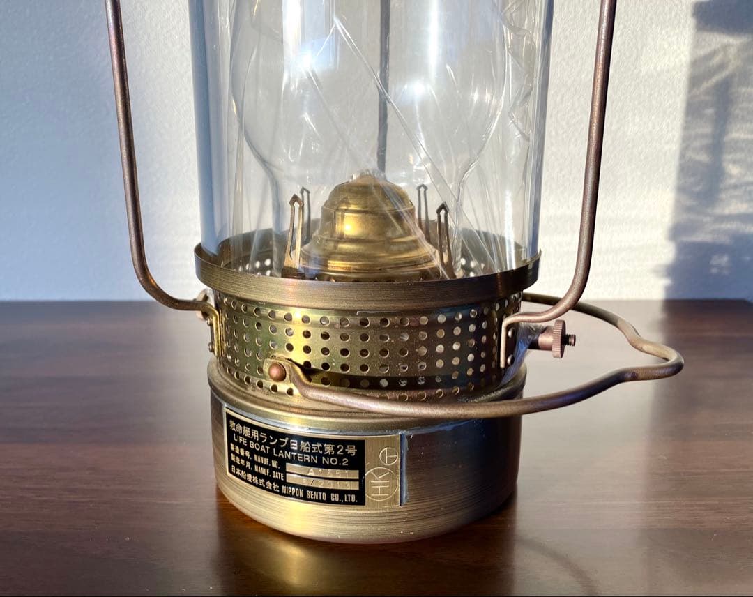 未使用】日本船燈 救命艇用ランプ 日船式＜N71L000＞ニッセンマリン