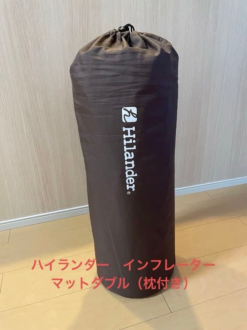 Hilander(ハイランダー) インフレーターマット（枕付き） 5cm