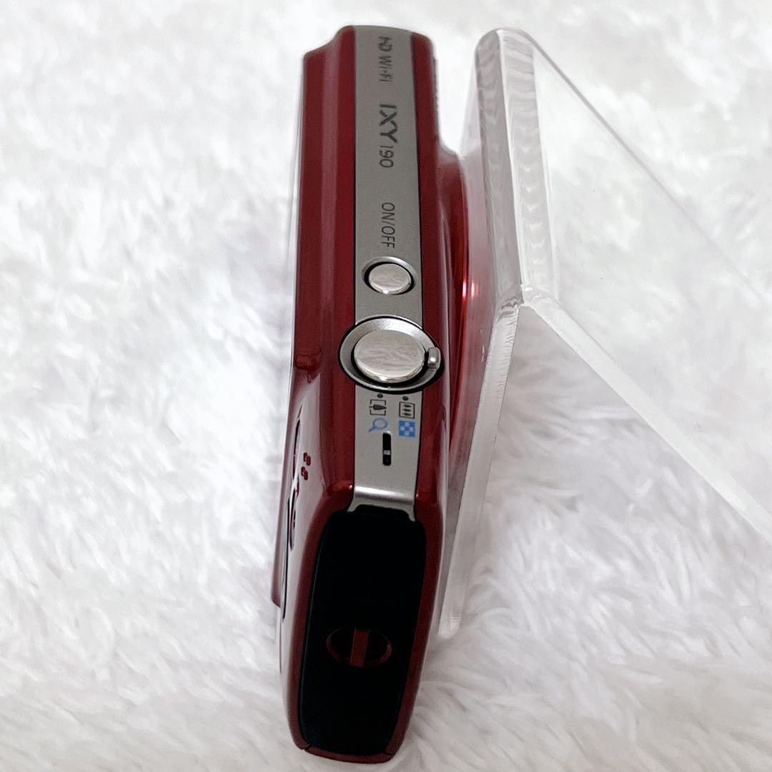 極美品】 Canon IXY 190 Wi-Fi レッド 付属品 - メルカリ