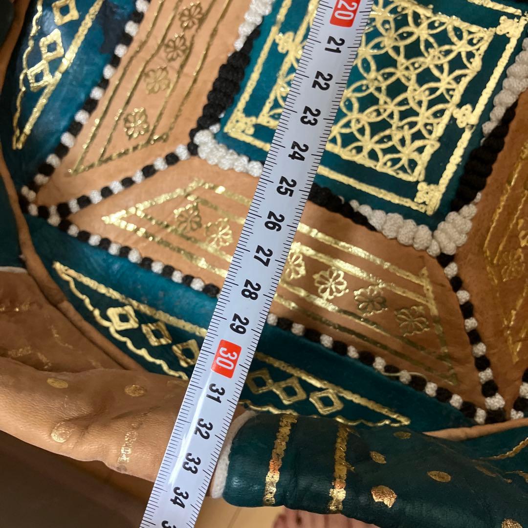 激安セール】モロッコ産クッション、プフ(訳あり)説明読んで下さい 2個