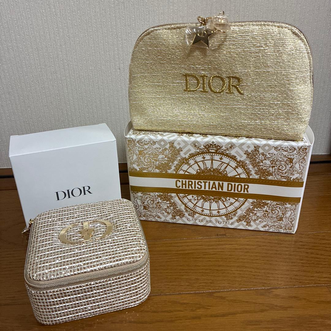 Diorディオール新品 キラキラノベルティポーチ、ジュエリーボックス