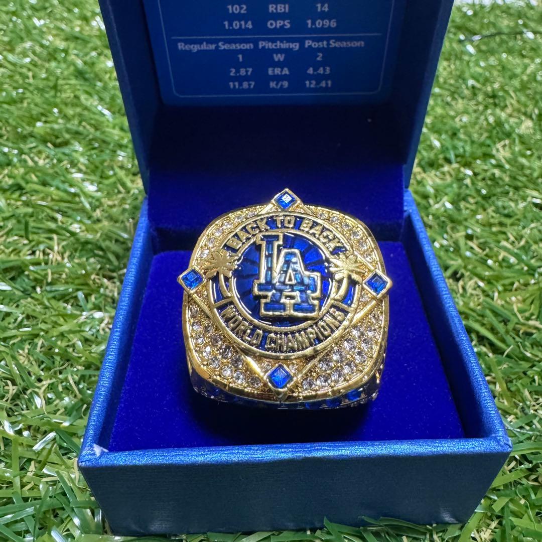 様 非売品 ドジャース 大谷翔平 2025BTBチャンピオンリング＆特製ケ