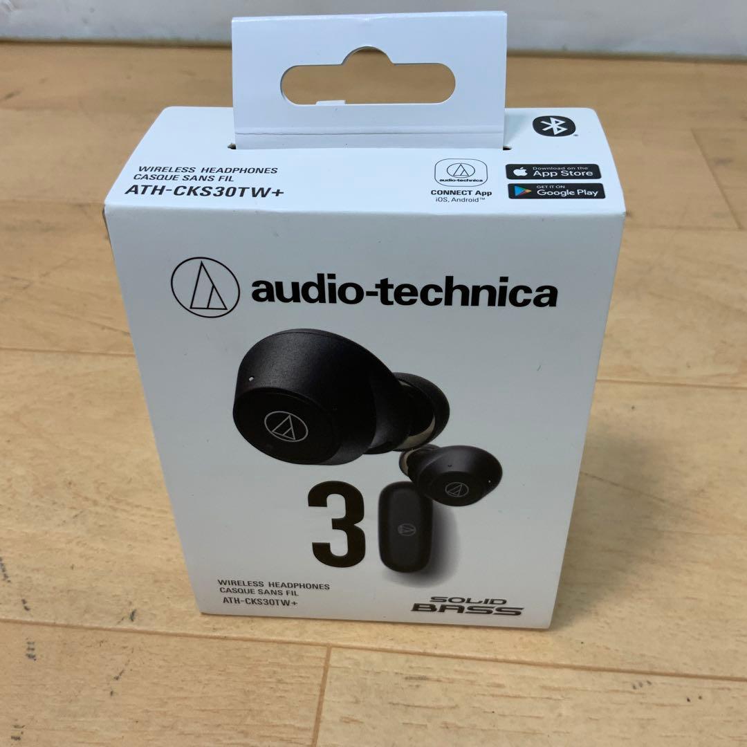 【ケーズ】オーディオテクニカ ATH-CKS30TW+ ATH-CKS30TW+｜イヤホン：完全ワイヤレス SOLID BASS｜株式会社