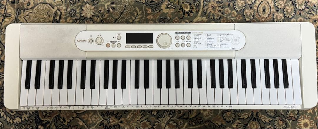 CASIO 電子ピアノ LK-526 - メルカリ