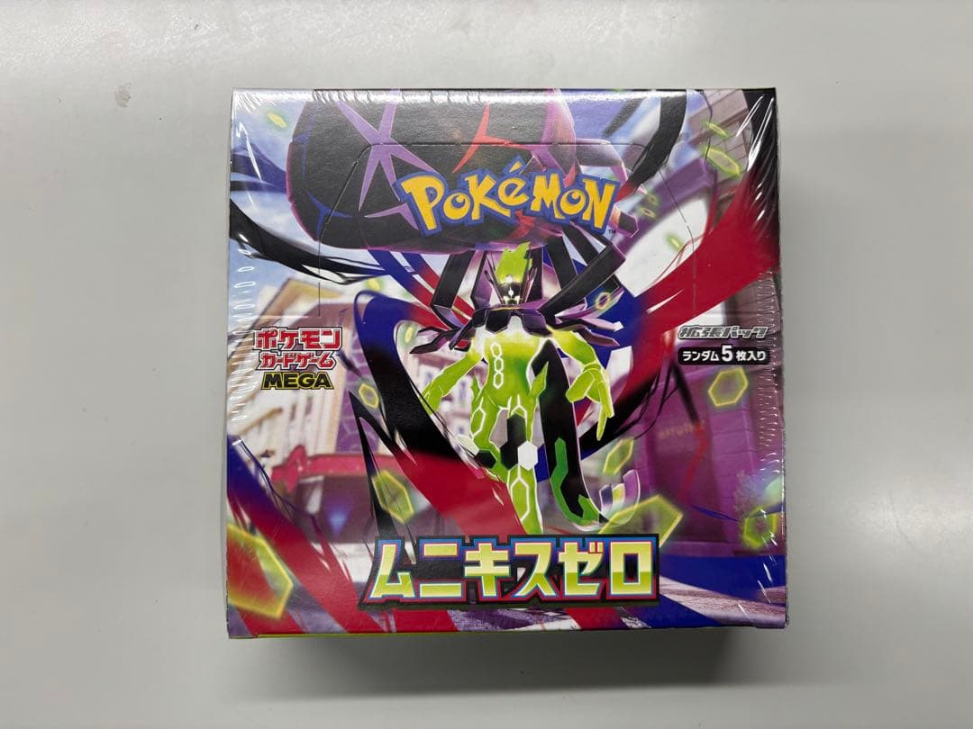 新品】ポケモンカードゲーム ムニキスゼロ 1BOX シュリンク付き - メルカリ